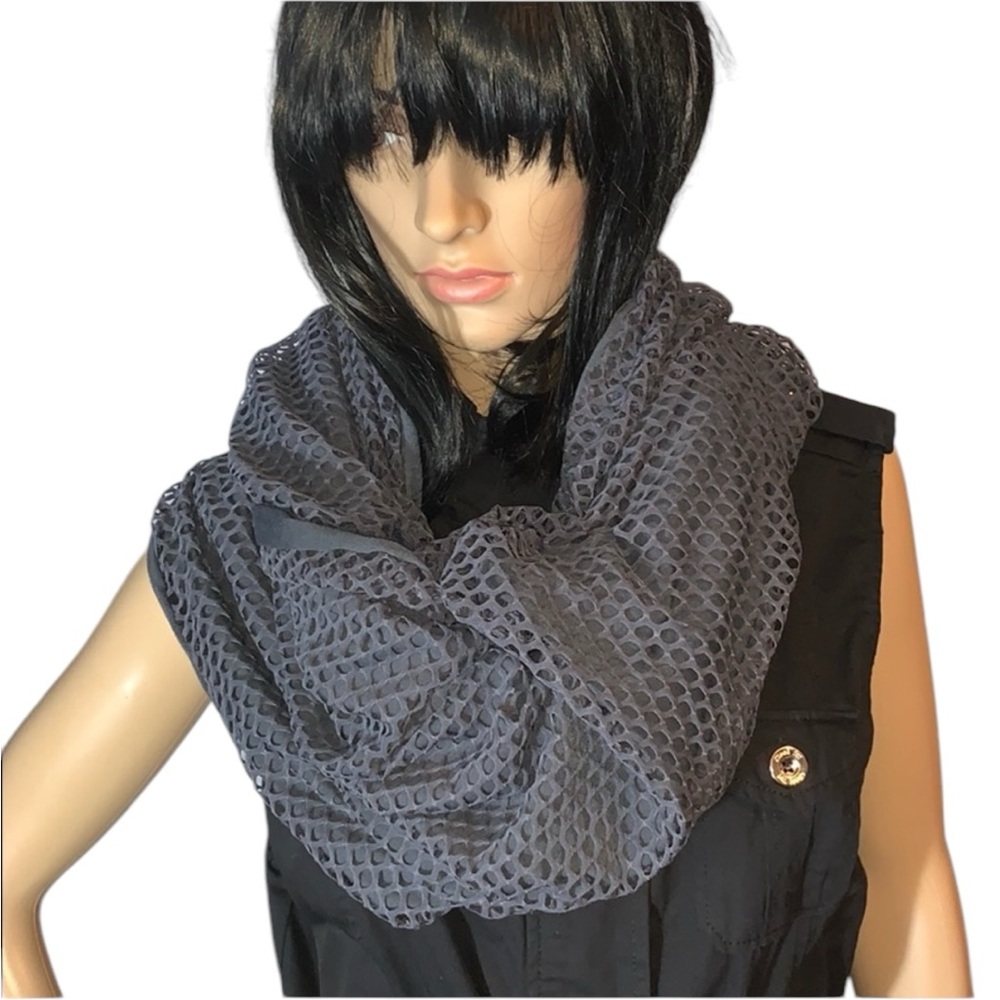 Apana Gray Infinity Scarf OS